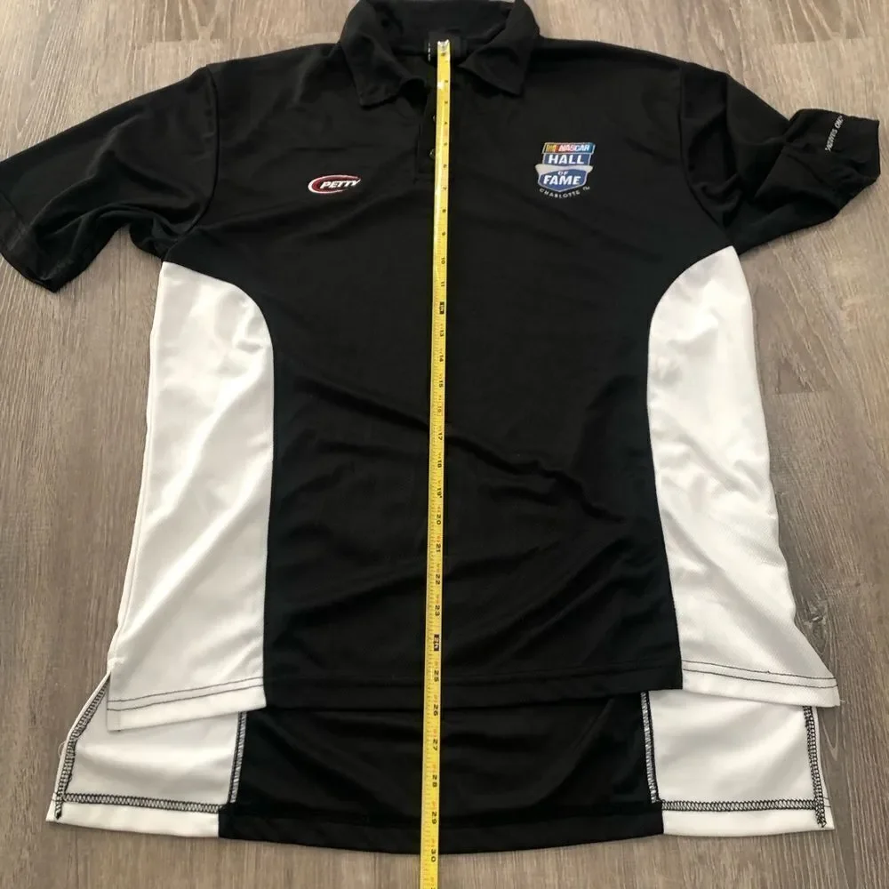 Richard Petty Nascar Racing Hall Of Fame Charlotte #43 Short Sleeve Polo Shirt M